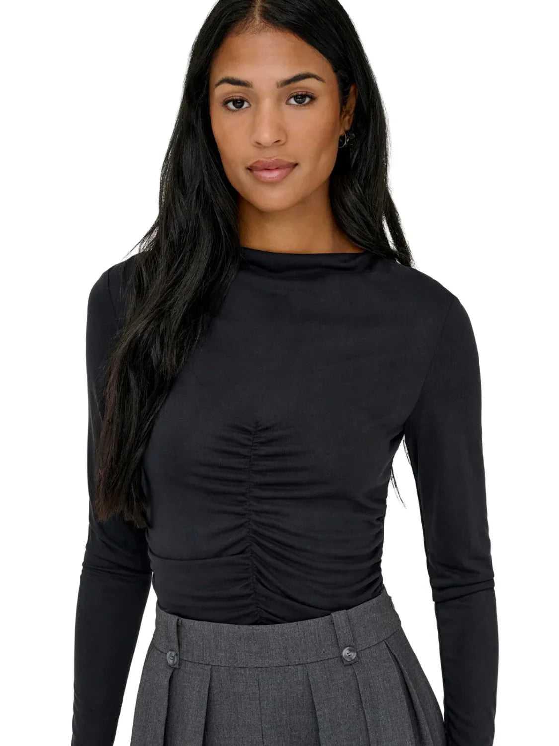 Top ONLY Hannah Negro | Bicos de Fío