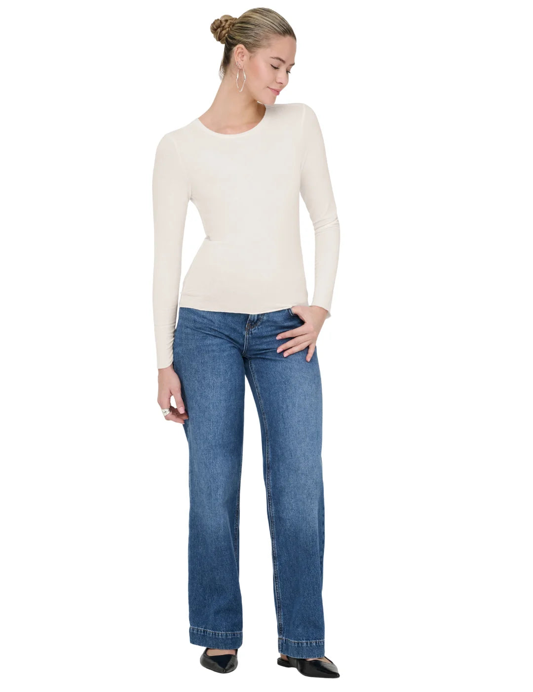 Top ONLY Virro Blanco | Bicos de Fío