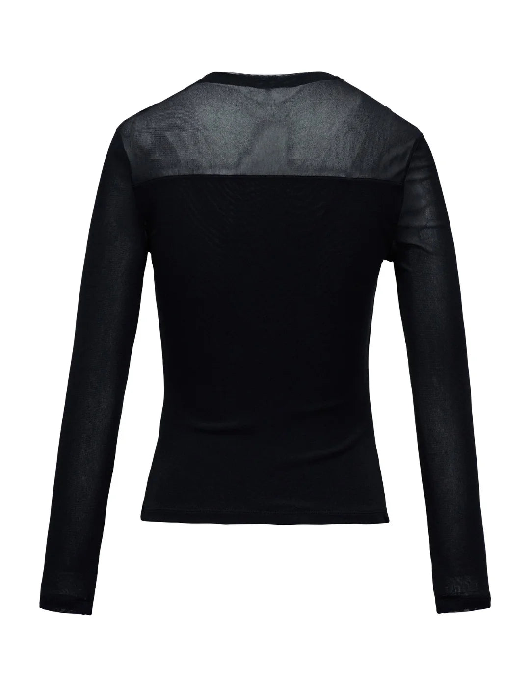 Top Transparencias Salsa Jeans Negro | Bicos de Fío