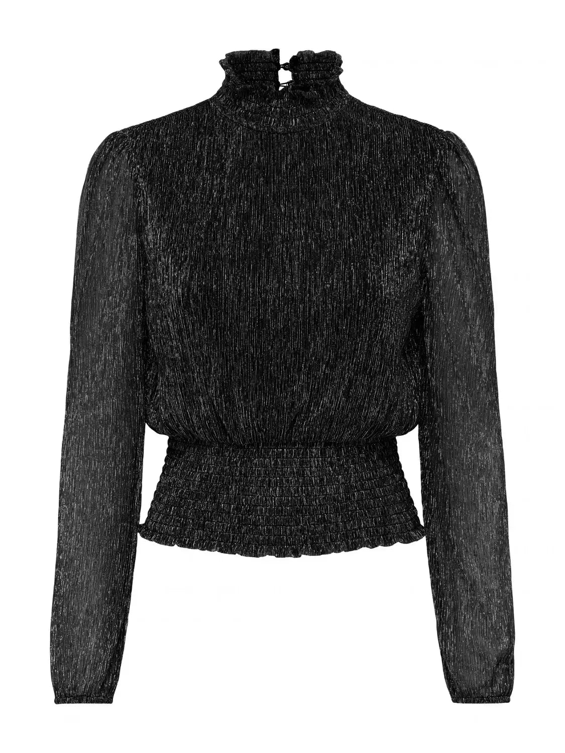 Top ONLY Cami Glitter Negro | Bicos de Fío
