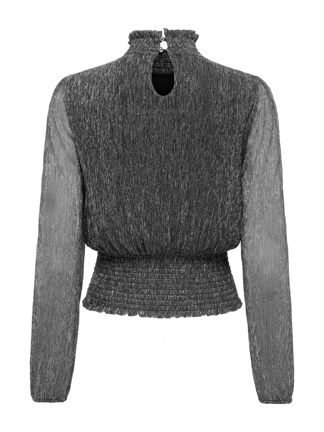 Top ONLY Cami Glitter Plata | Bicos de Fío