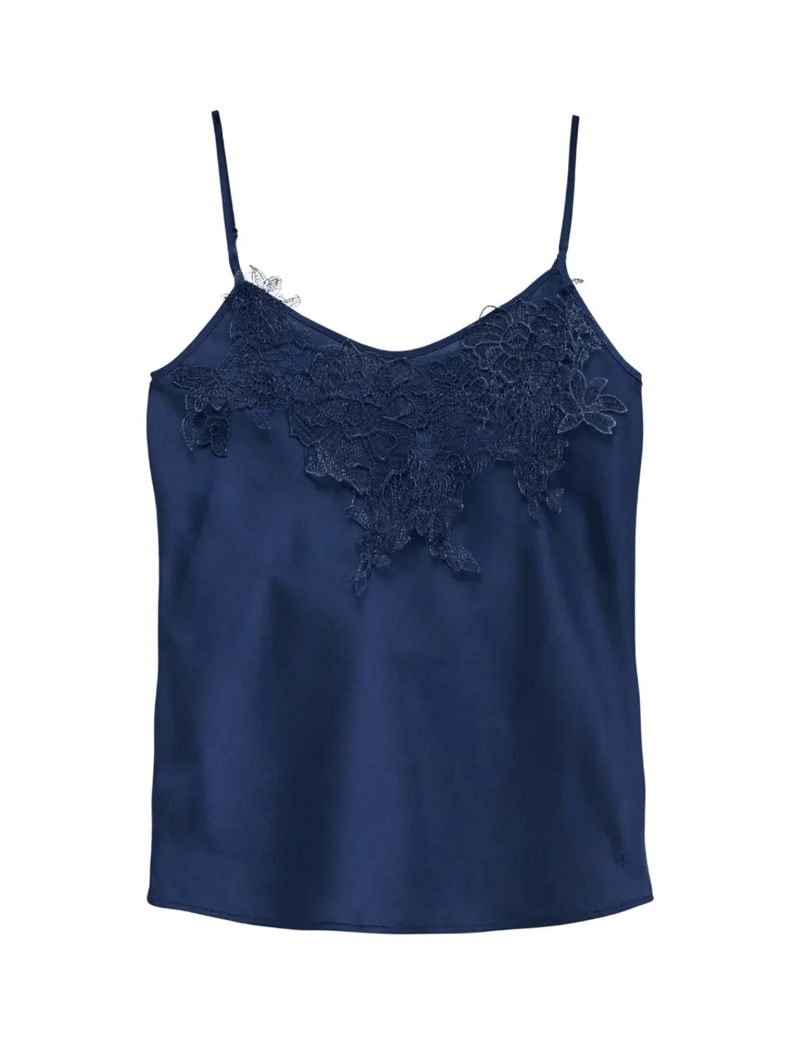Top Tirantes Satinado Salsa Jeans Azul | Bicos de Fío