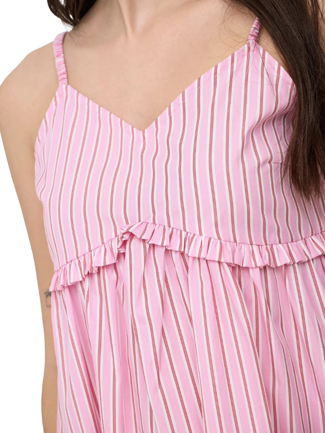Top Tirantes ONLY Loris Rosa | Bicos de Fío