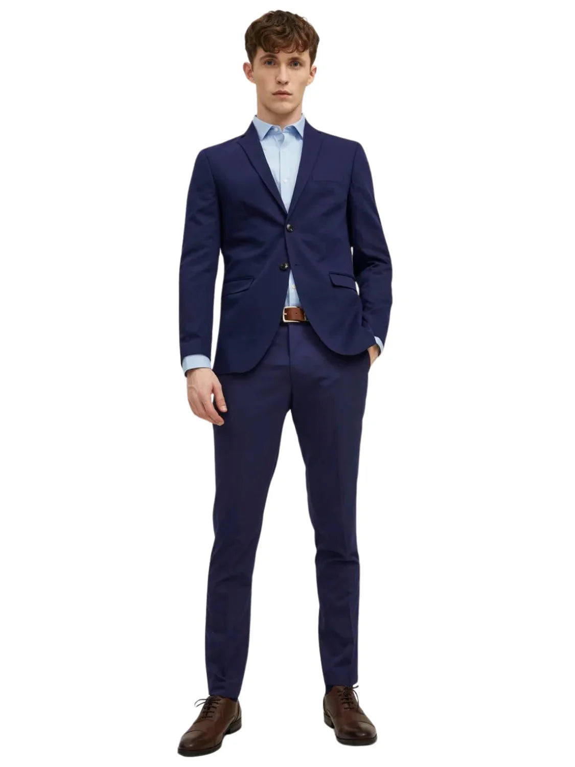 Traje Jack&Jones Franco Azul Medieval | Bicos de Fío