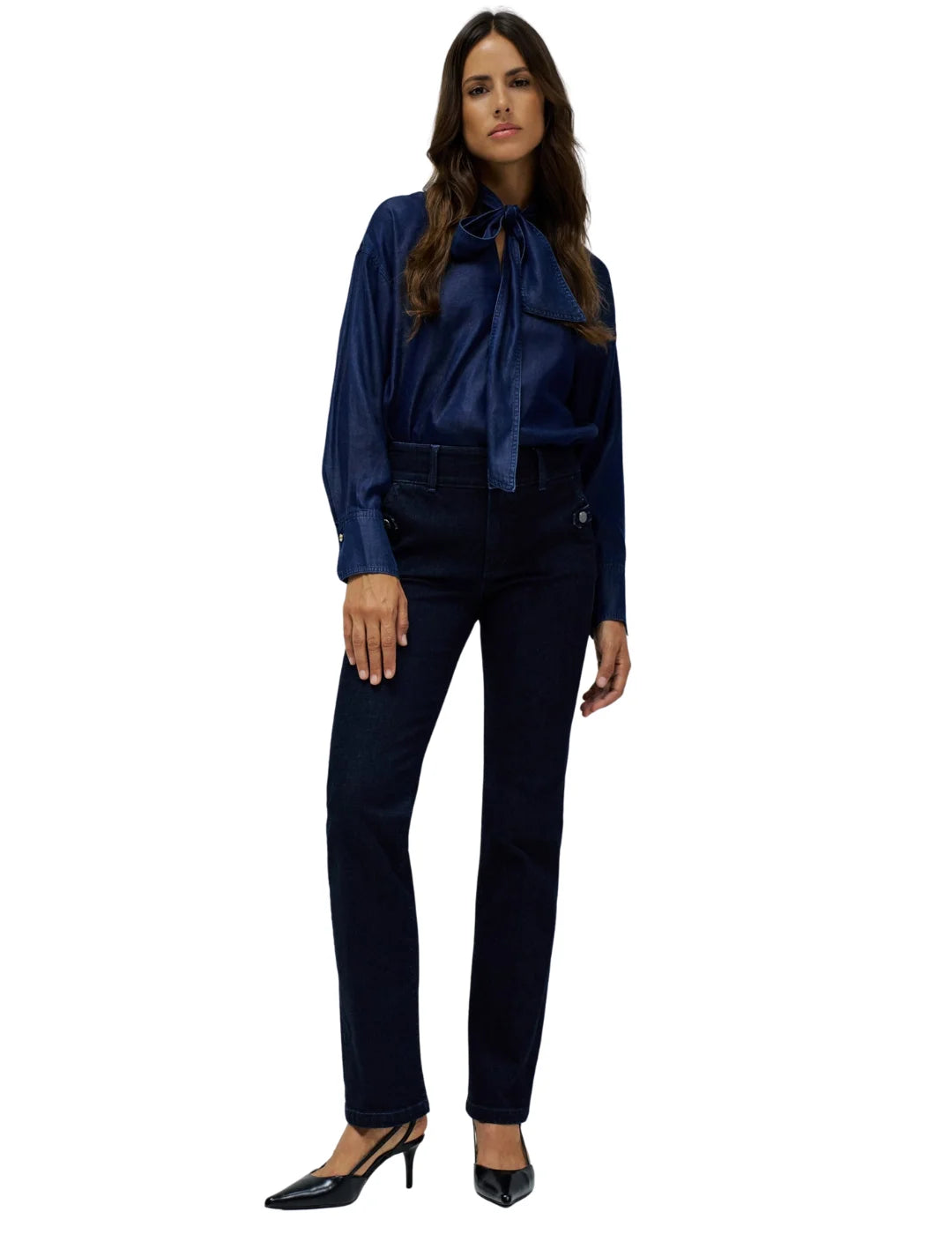 Vaqueros Chino Secret Salsa Jeans Azul Oscuro | Bicos de Fío