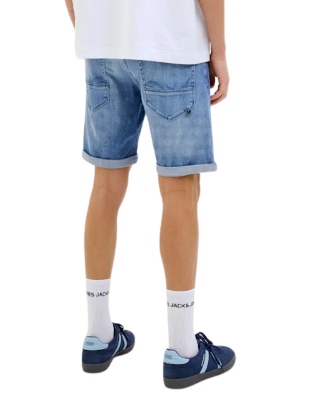 Vaqueros Cortos Jack&Jones Irick AM318 Azul | Bicos de Fío