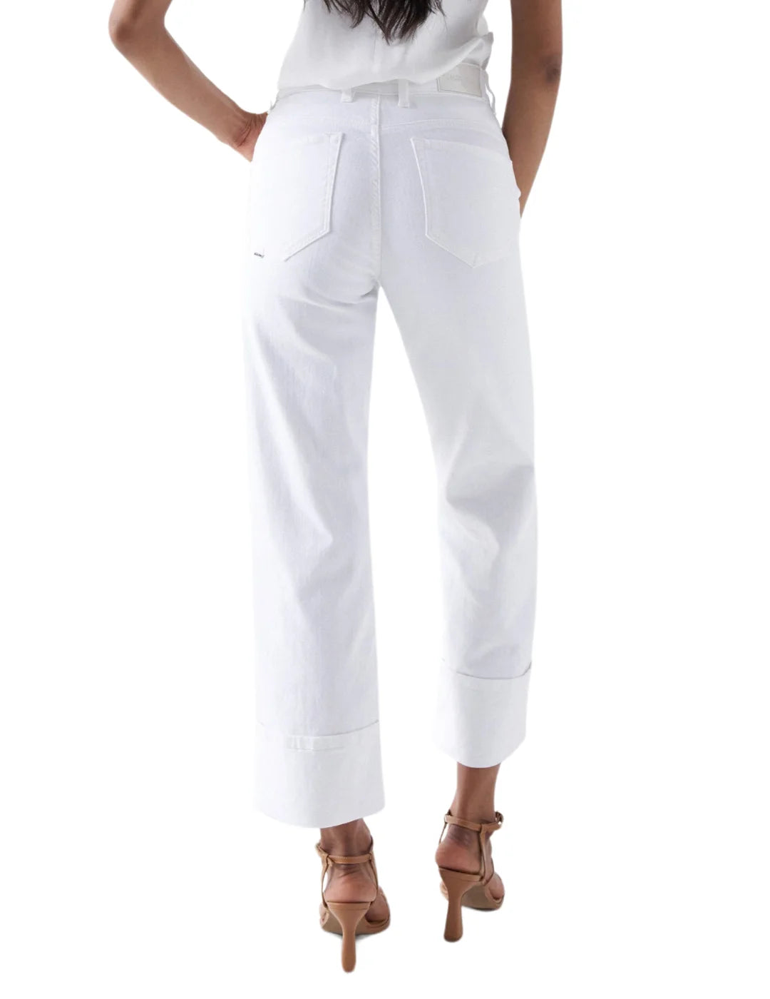 Vaqueros Faith Push In Straight Salsa Jeans Blanco