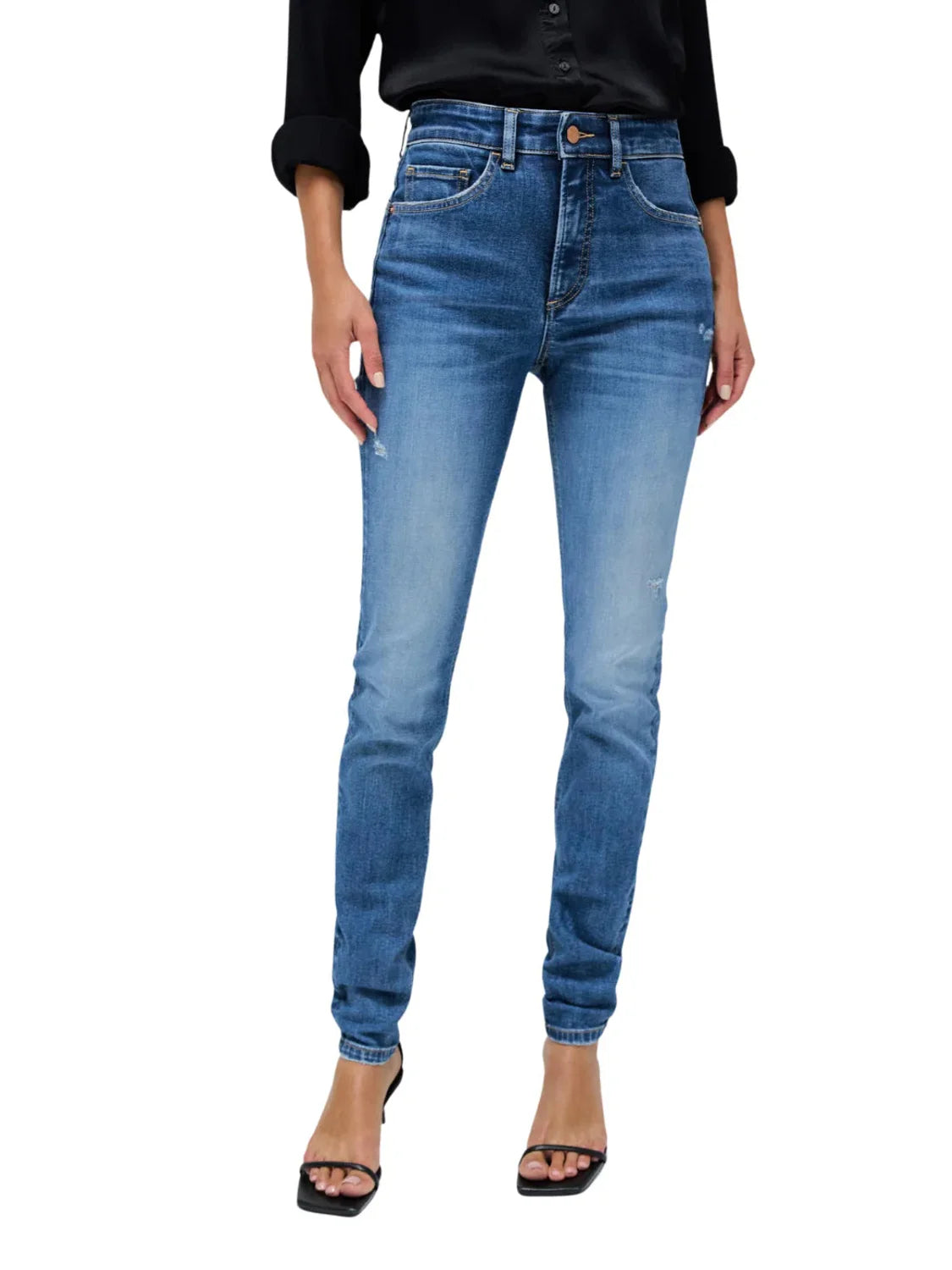 Vaqueros Salsa Jeans Faith Push In Skinny Azul | Bicos de Fío