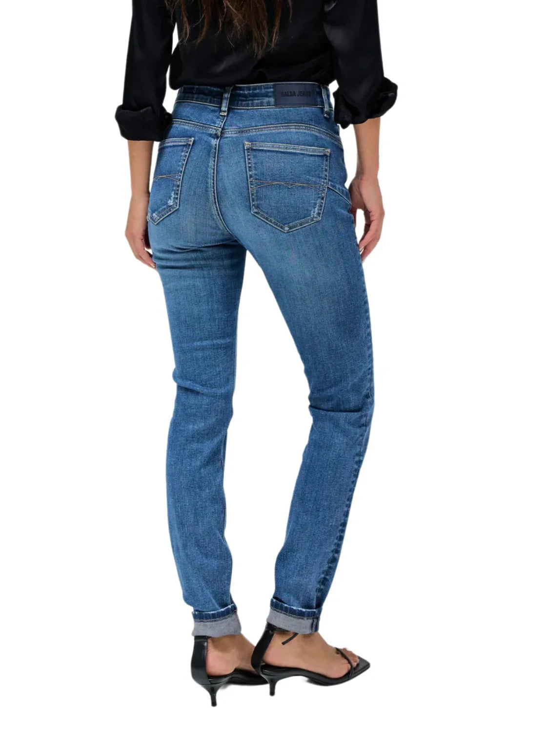Vaqueros Salsa Jeans Faith Push In Skinny Azul | Bicos de Fío