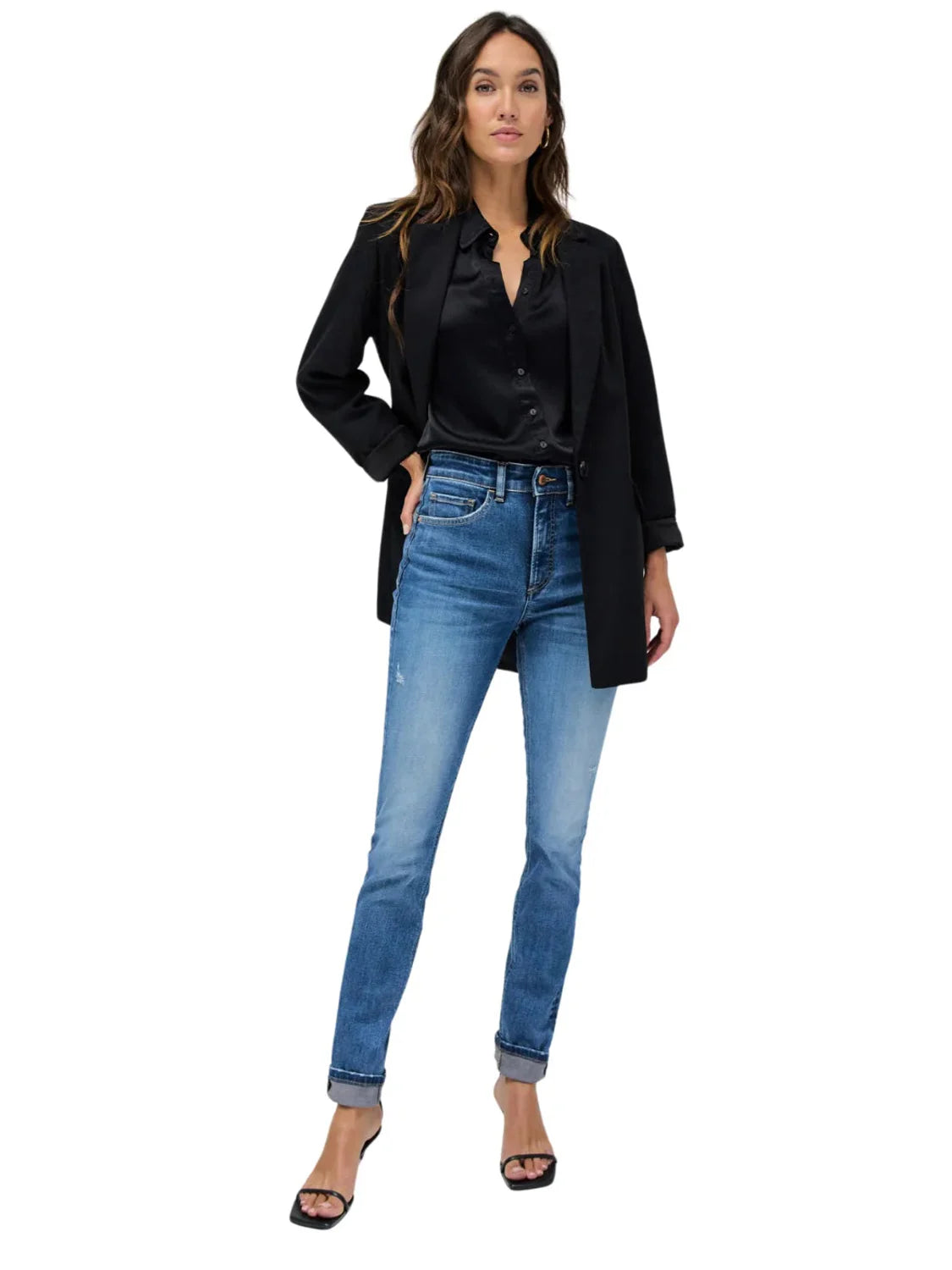 Vaqueros Salsa Jeans Faith Push In Skinny Azul | Bicos de Fío