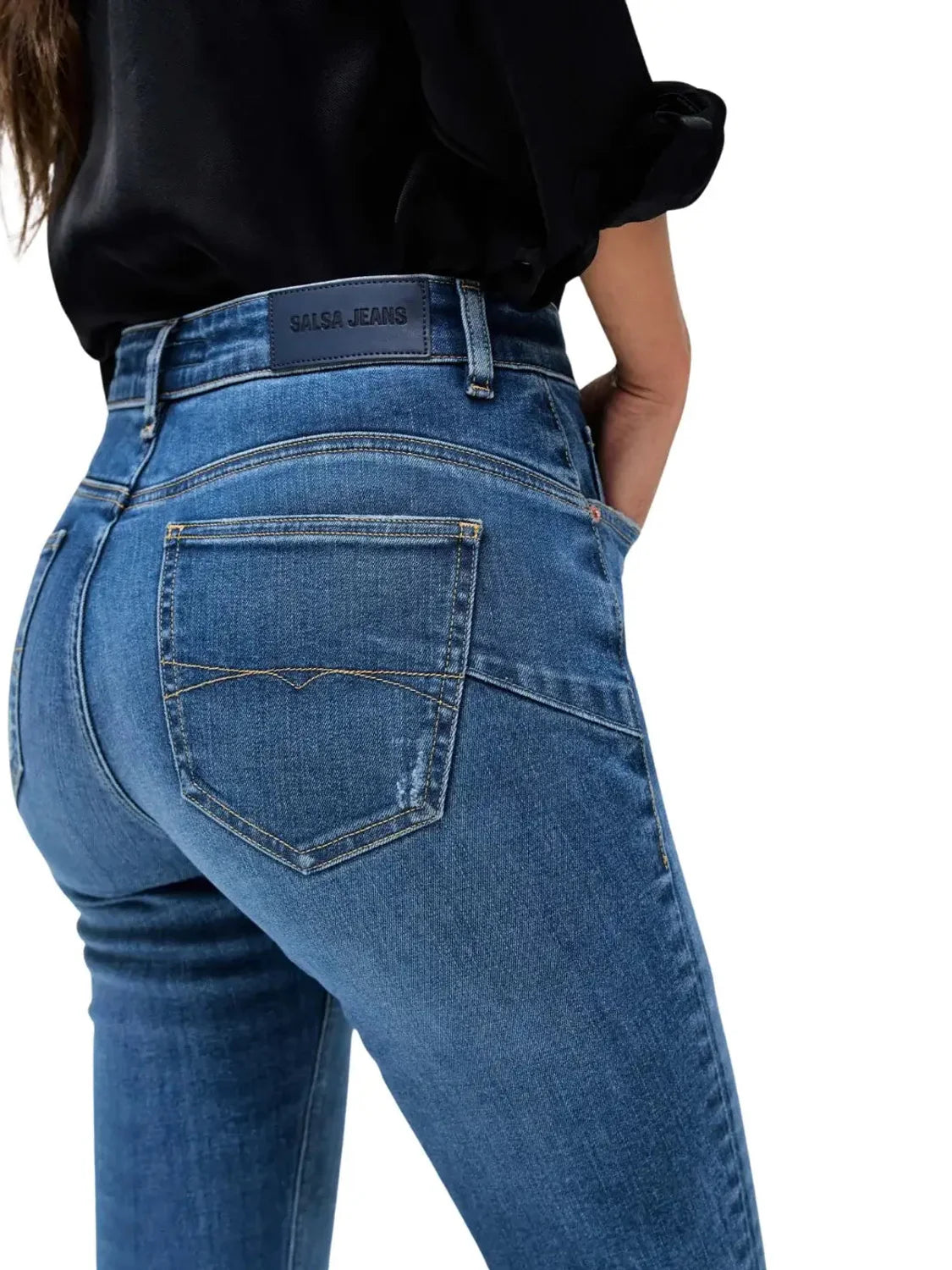 Vaqueros Salsa Jeans Faith Push In Skinny Azul | Bicos de Fío