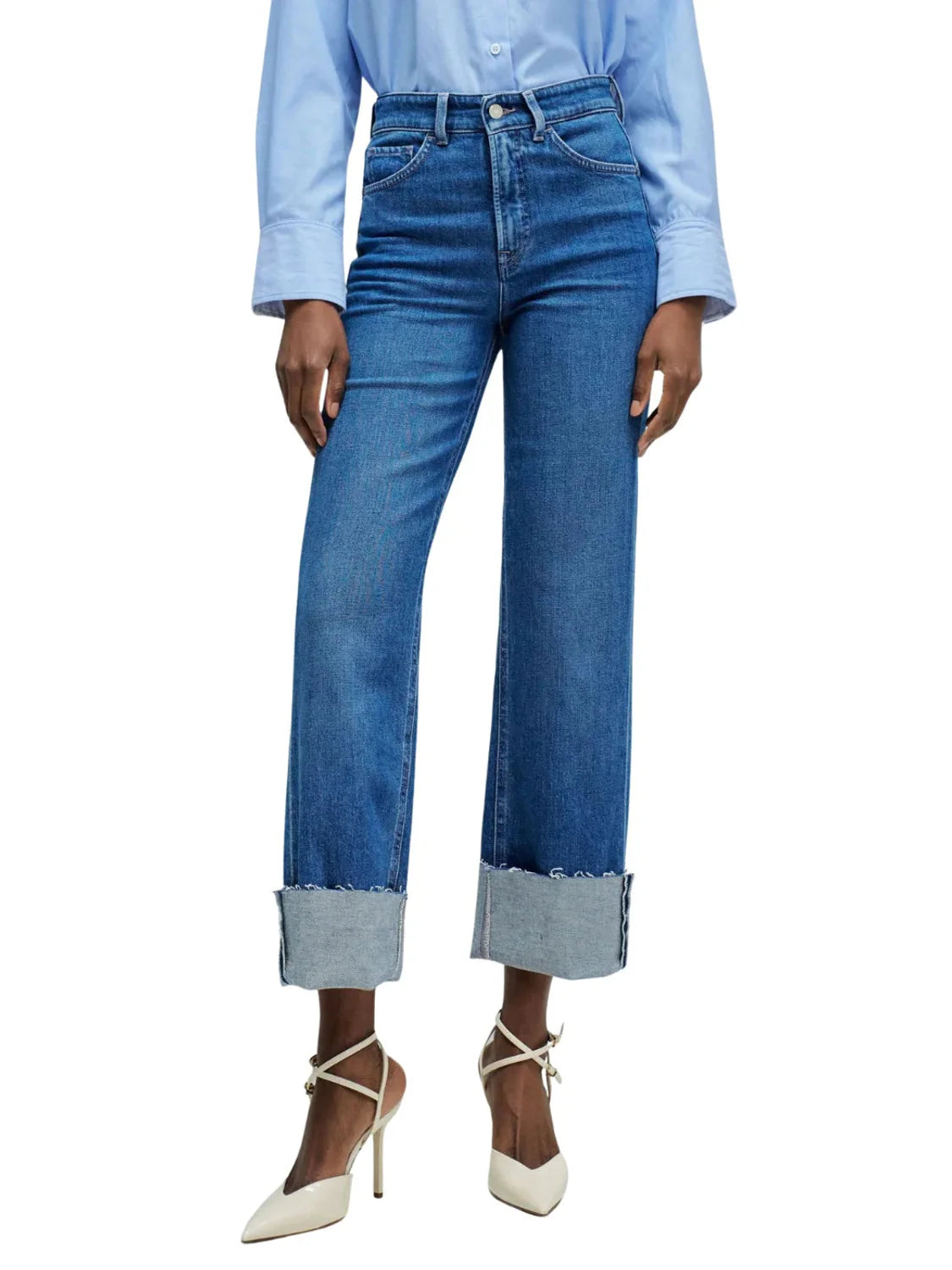 Vaqueros Faith Push In Straight Salsa Jeans Azul | Bicos de Fío
