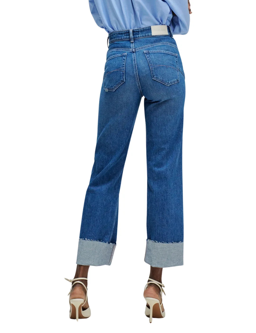 Vaqueros Faith Push In Straight Salsa Jeans Azul | Bicos de Fío