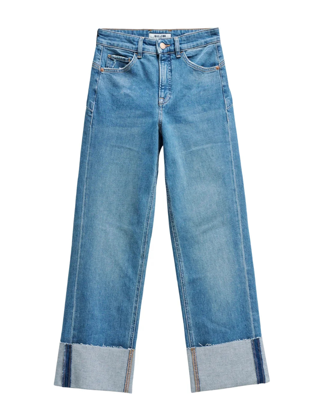 Vaqueros Faith Push In Straight Salsa Jeans Azul Medium | Bicos de Fío