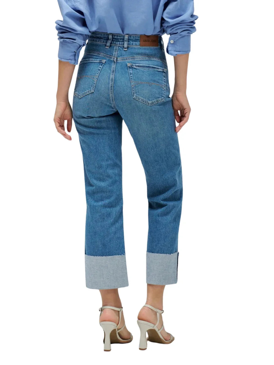 Vaqueros Faith Push In Straight Salsa Jeans Azul Medium | Bicos de Fío