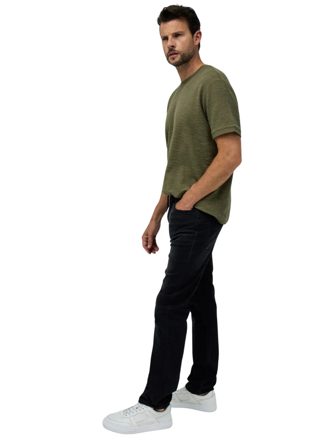 Vaqueros Jogger Salsa Jeans S-Activ Negro | Bicos de Fío