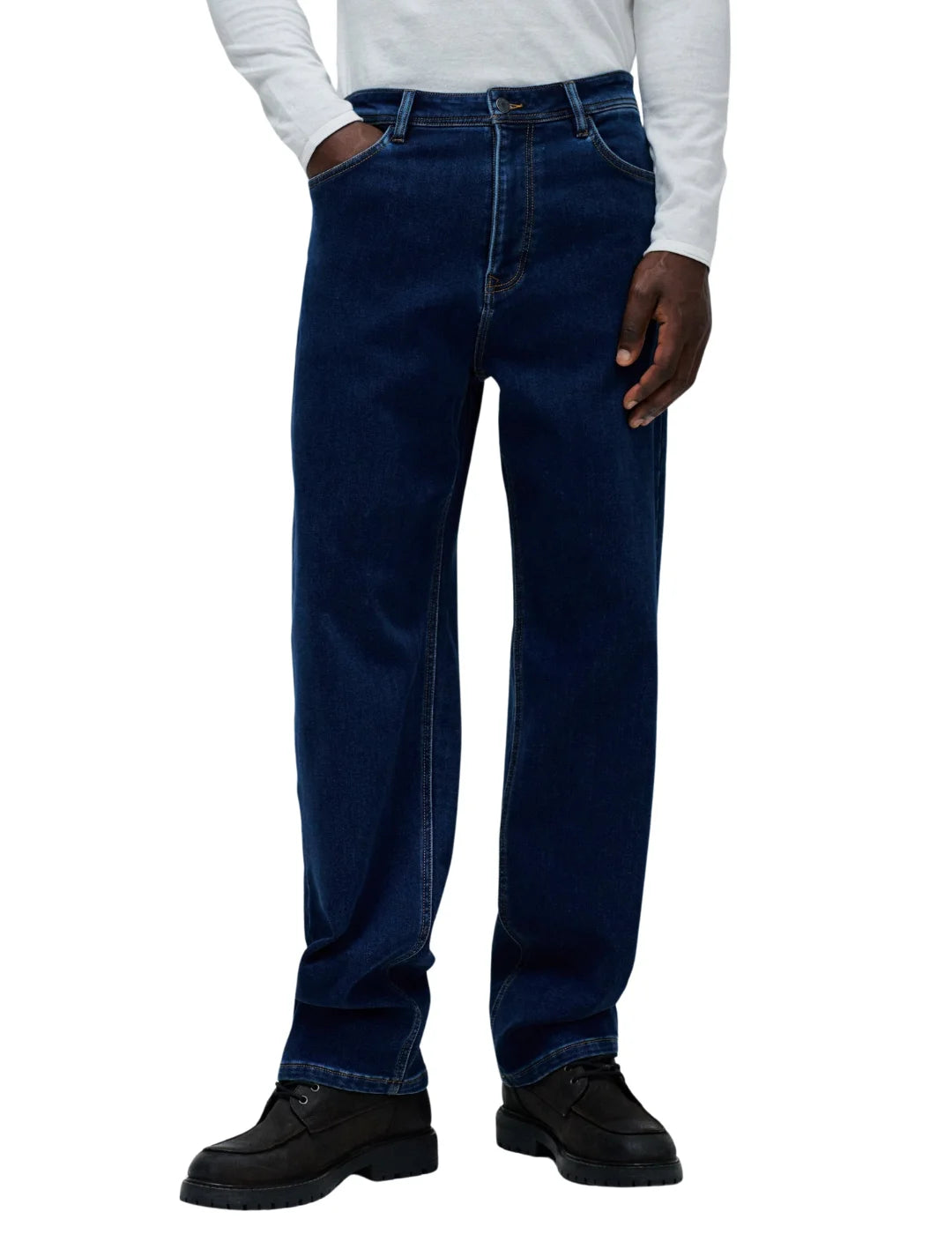 Vaqueros Loose Fit Salsa Jeans Azul Oscuro | Bicos de Fío