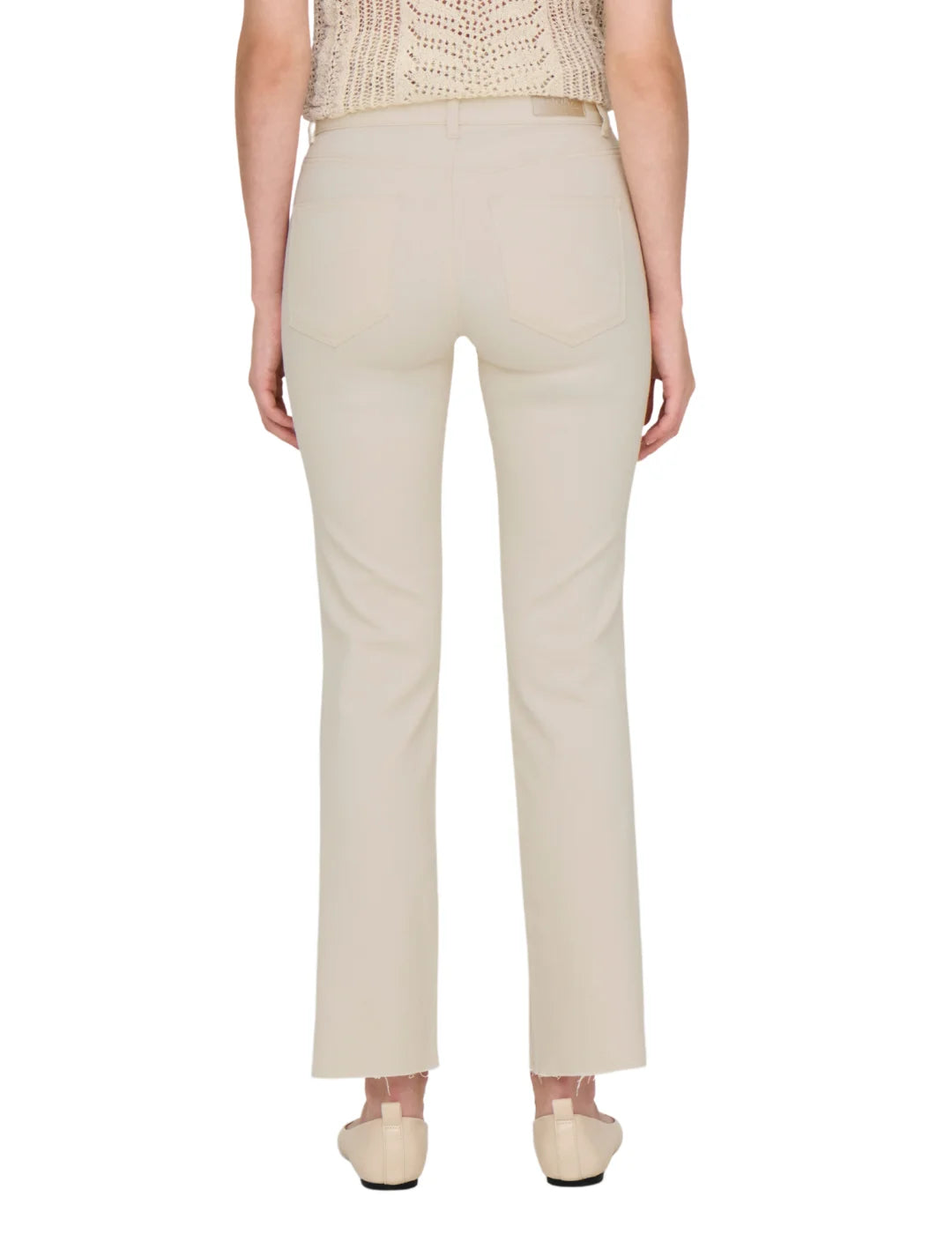 Vaqueros Flare ONLY Ann Kenya Beige | Bicos de Fío