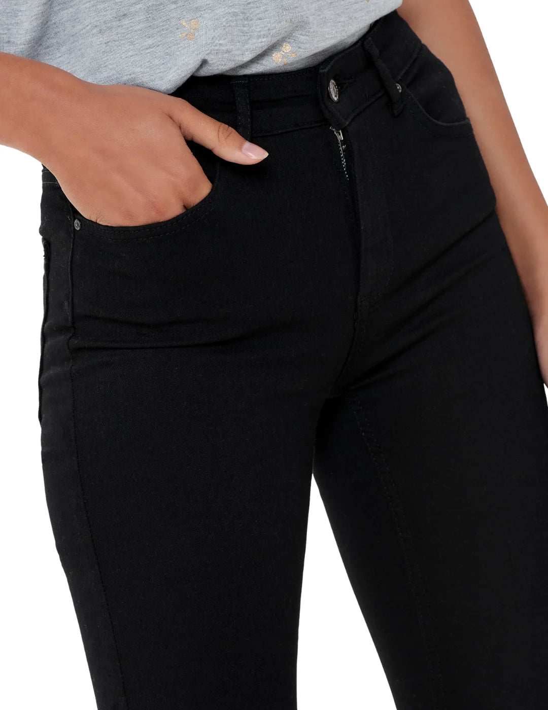 Vaqueros Skinny ONLY Blush REA2343 Negro | Bicos de Fío