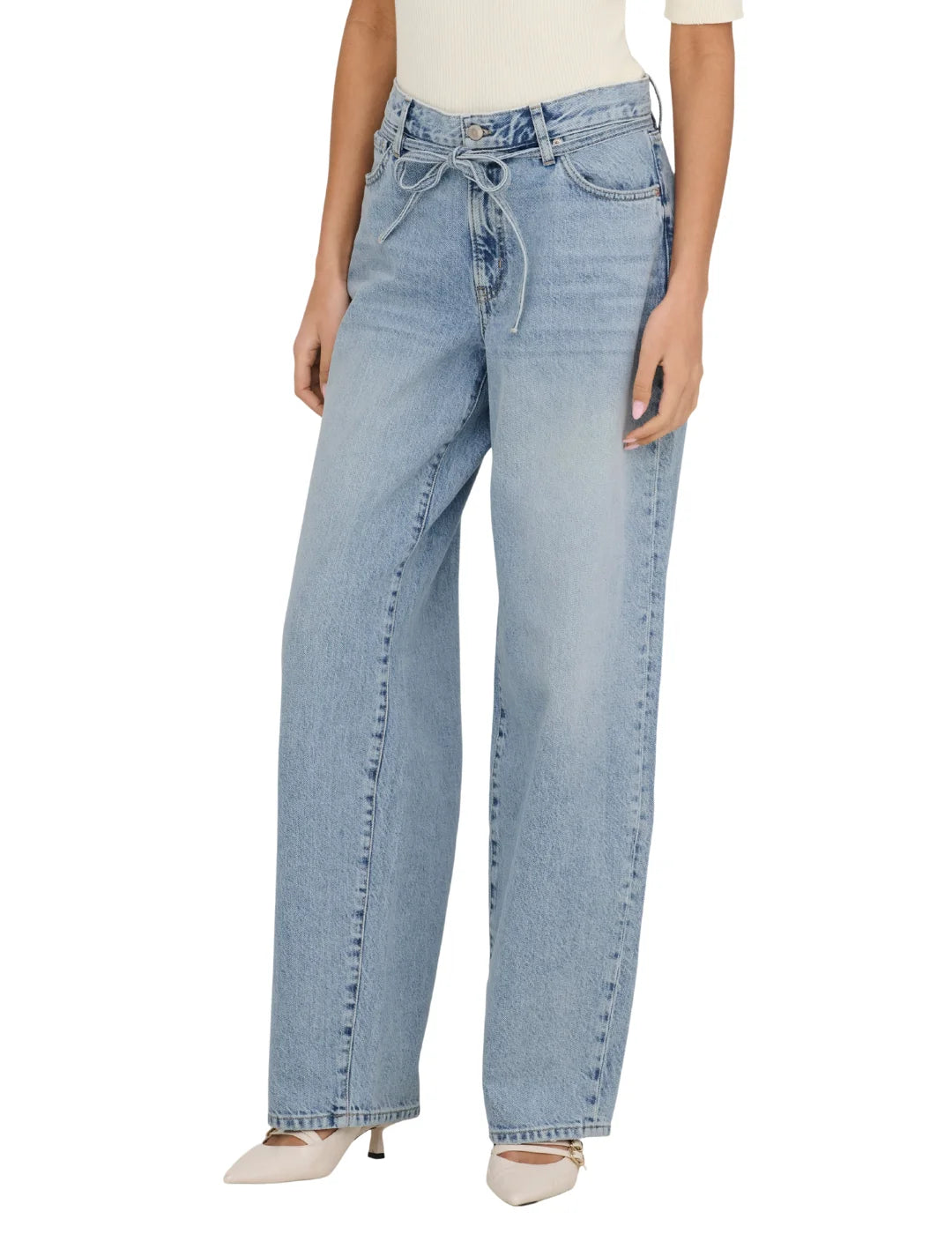 Vaqueros Straight ONLY Gianna DOT450 Azul | Bicos de Fío