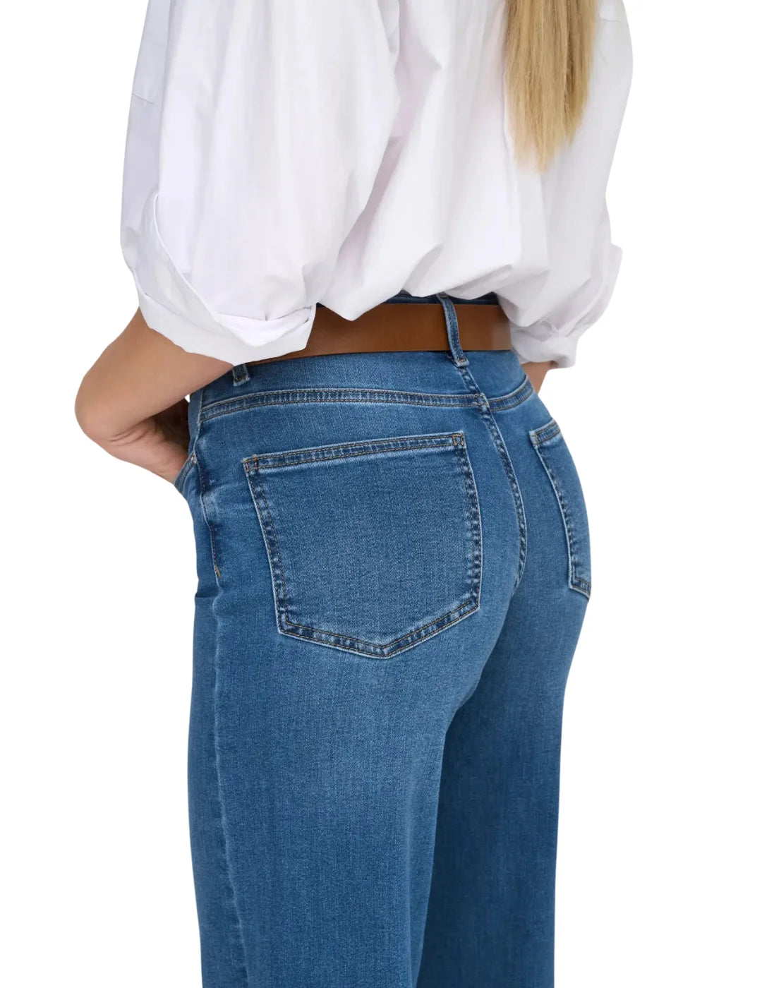 Vaqueros Anchos ONLY Madison DOT372 Azul | Bicos de Fío