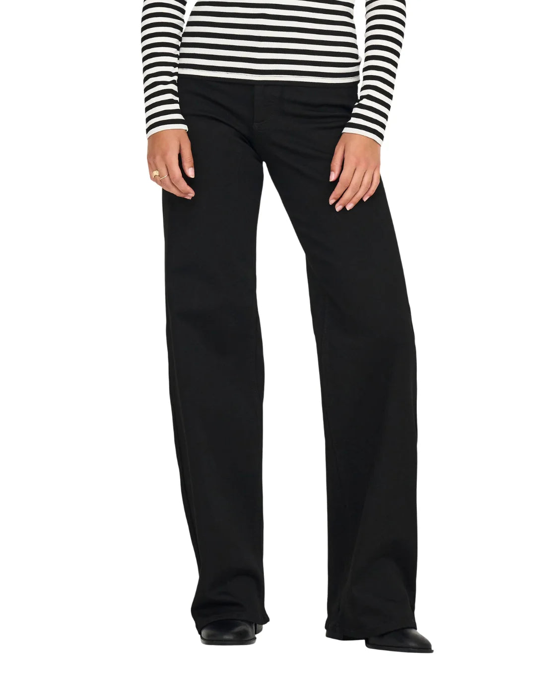 Vaqueros Anchos ONLY Madison Blush SOO796 Negro | Bicos de Fío
