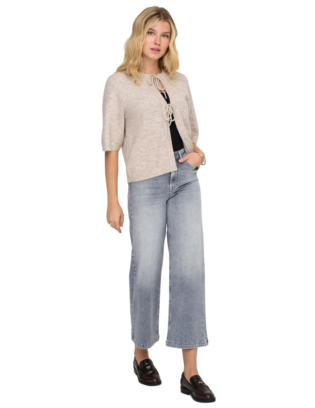 Vaqueros ONLY Madison Blush REA293 Gris | Bicos de Fío