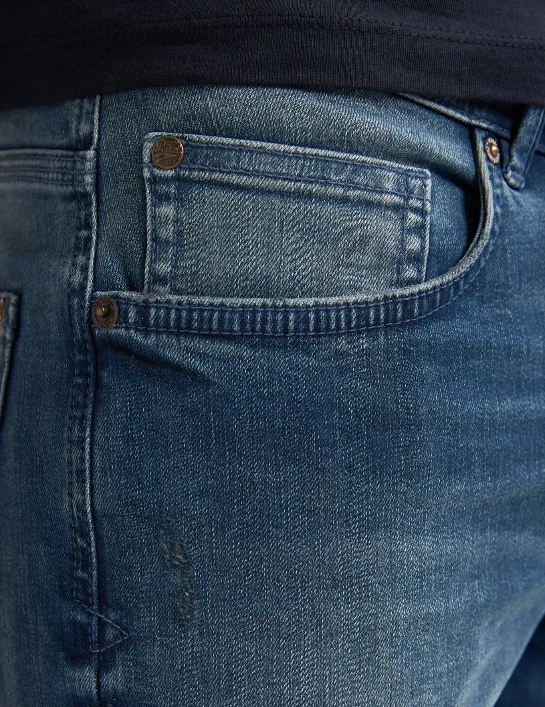 Vaqueros Petrol Industries Seaham VTG Medium Indigo | Bicos de Fío