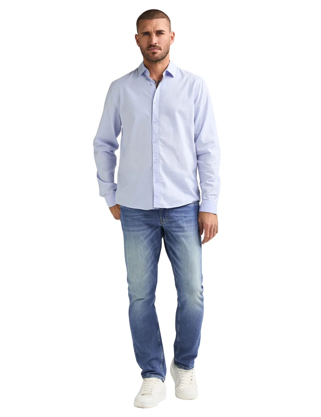 Vaqueros Petrol Industries Starling Light Indigo | Bicos de Fío