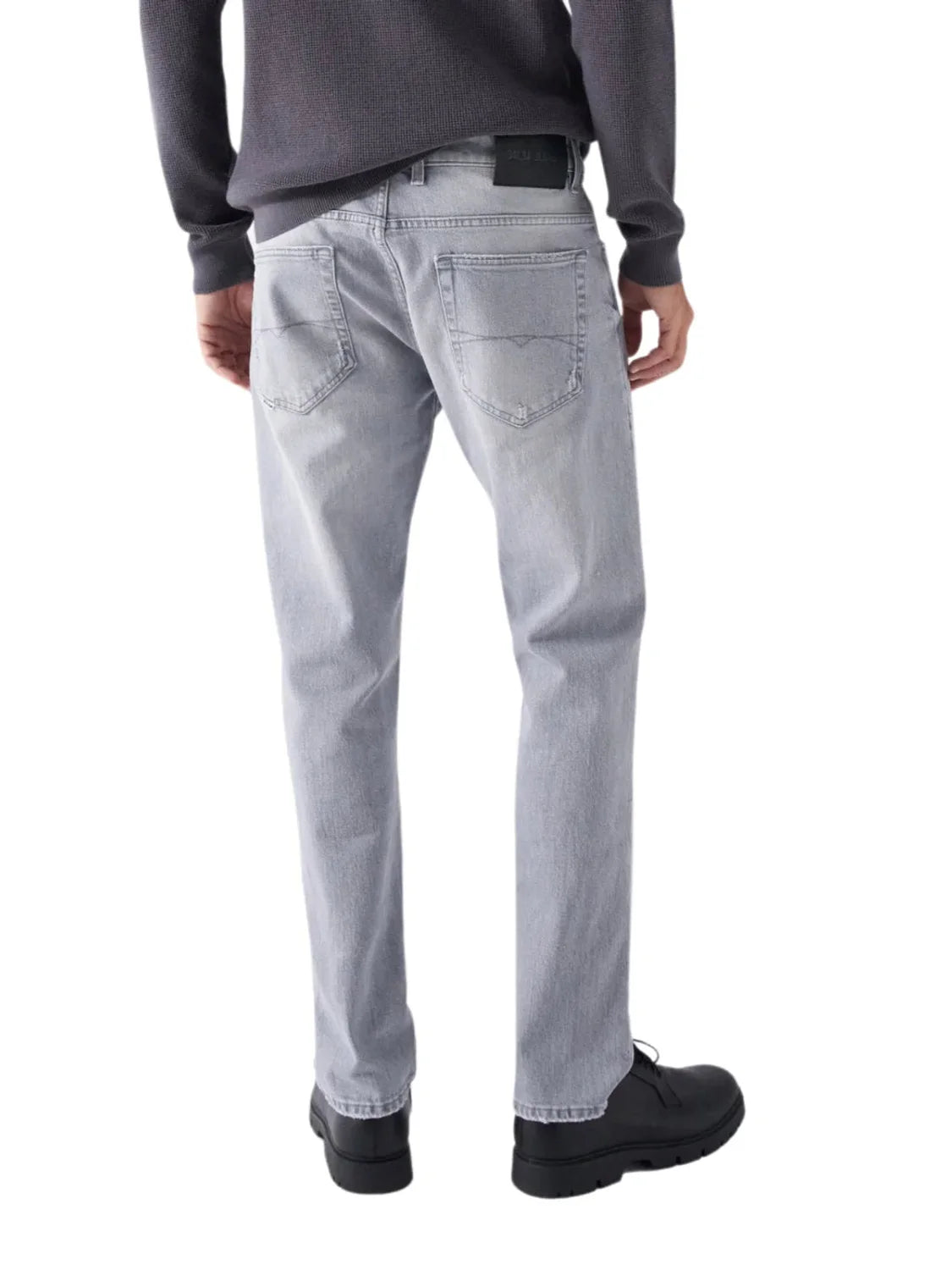 Vaqueros Regular Salsa Jeans Gris | Bicos de Fío