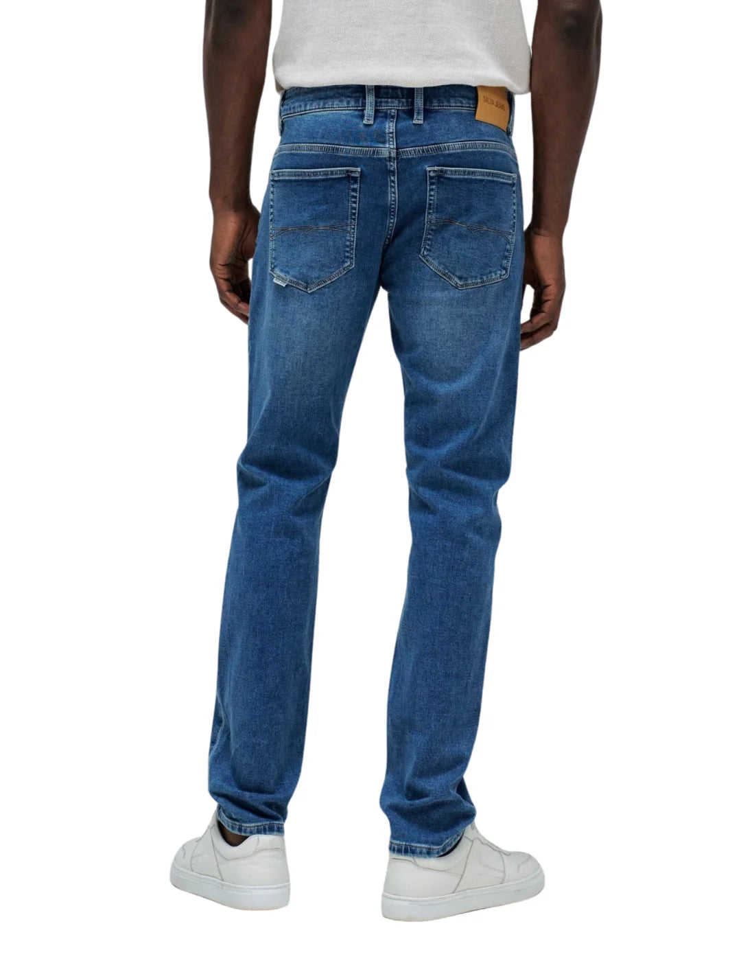 Vaqueros Slim S-Activ Salsa Jeans Azul Medium Light | Bicos de Fío