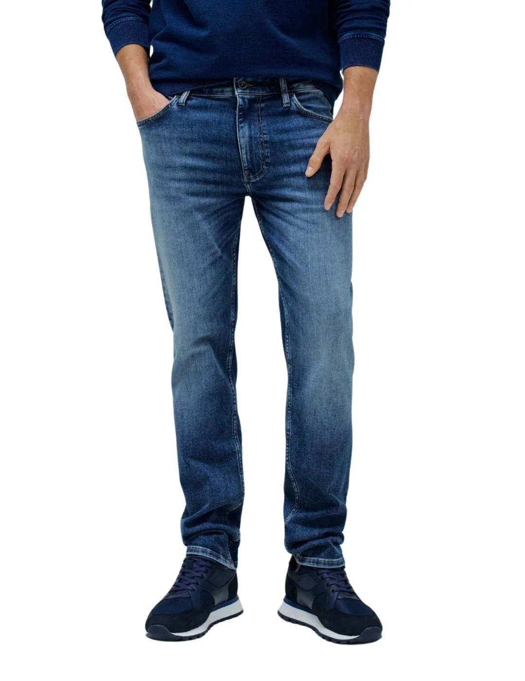 Vaqueros Regular Salsa Jeans S-Activ Azul Oscuro | Bicos de Fío