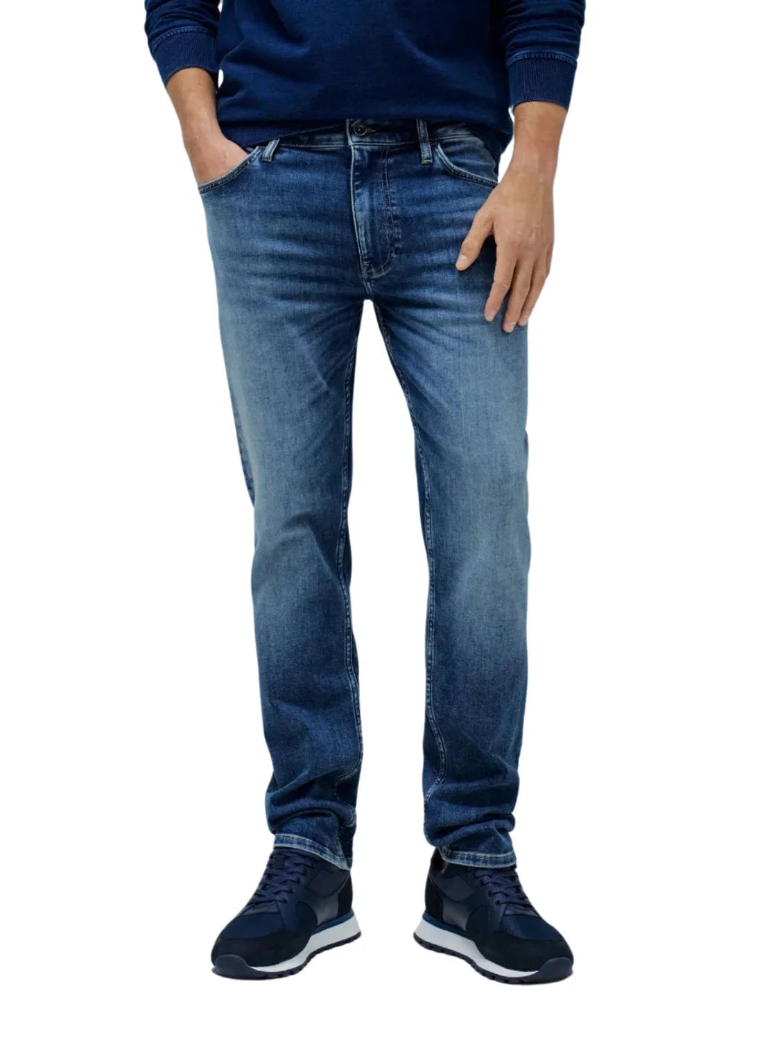 Vaqueros Regular Salsa Jeans S-Activ Azul Oscuro | Bicos de Fío