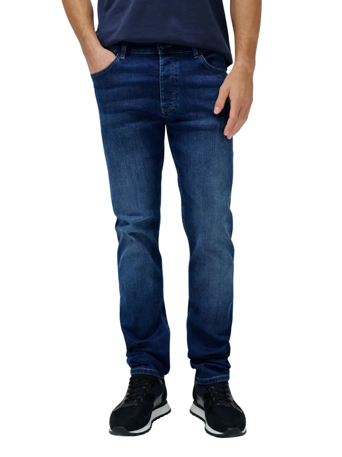 Vaqueros Regular Salsa Jeans S-Repel Azul | Bicos de Fío