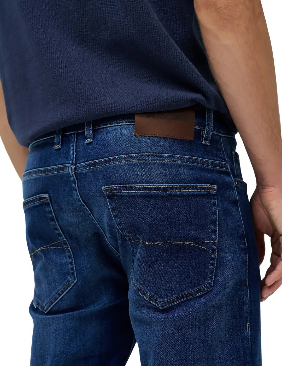 Vaqueros Regular Salsa Jeans S-Repel Azul | Bicos de Fío