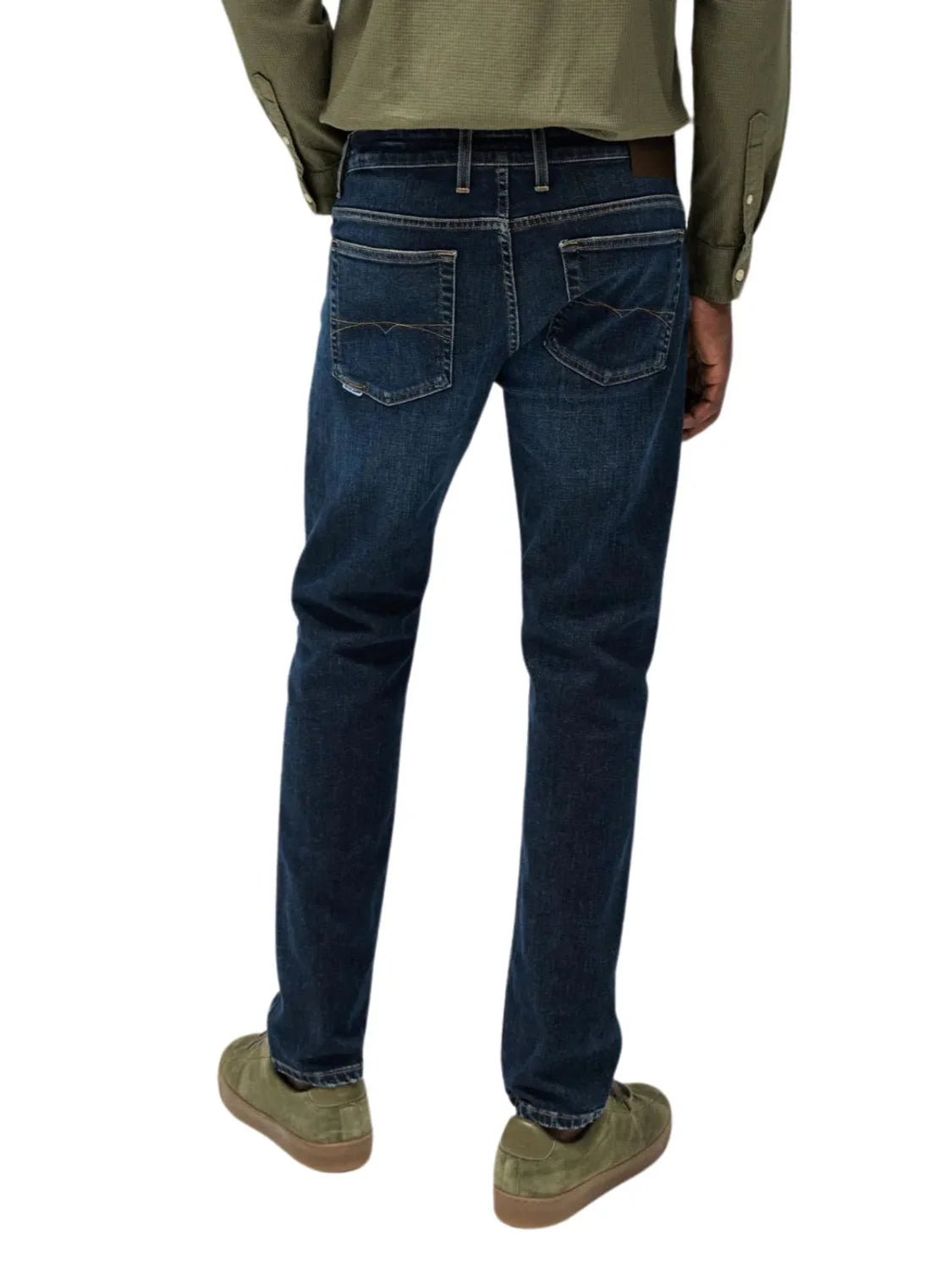 Vaqueros Salsa Jeans Slim Fit Greencast Azul | Bicos de Fío