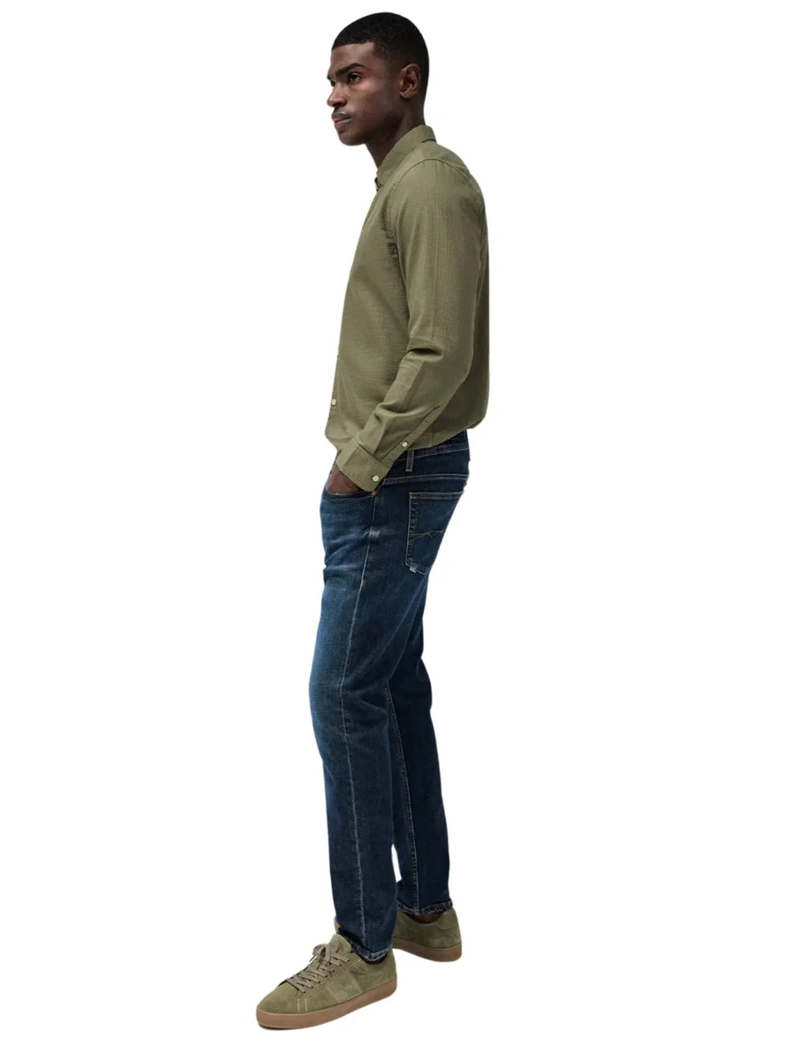 Vaqueros Salsa Jeans Slim Fit Greencast Azul | Bicos de Fío
