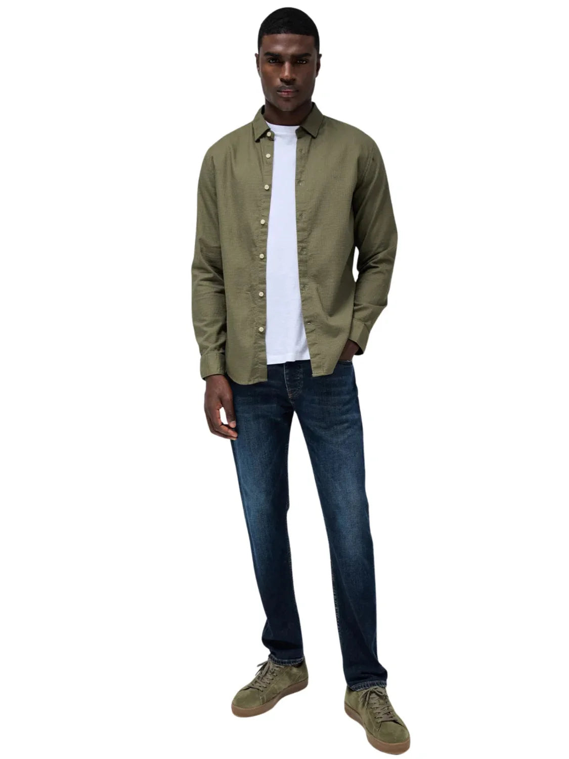 Vaqueros Salsa Jeans Slim Fit Greencast Azul | Bicos de Fío