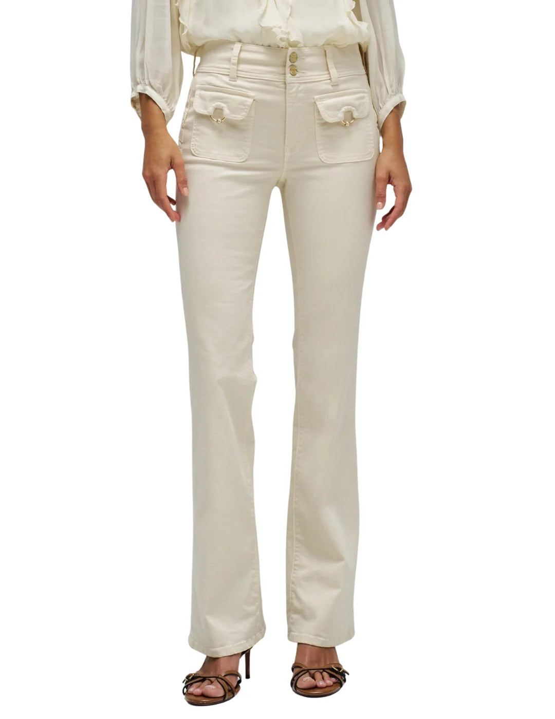 Vaqueros Secret Push In Bootcut Salsa Jeans Beige | Bicos de Fío