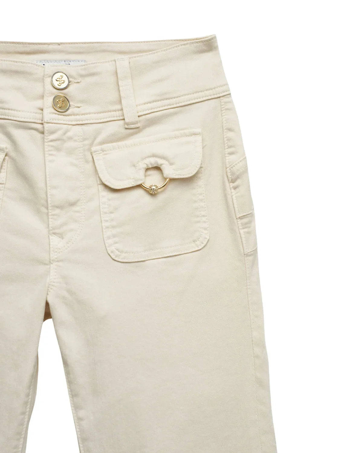 Vaqueros Secret Push In Bootcut Salsa Jeans Beige | Bicos de Fío