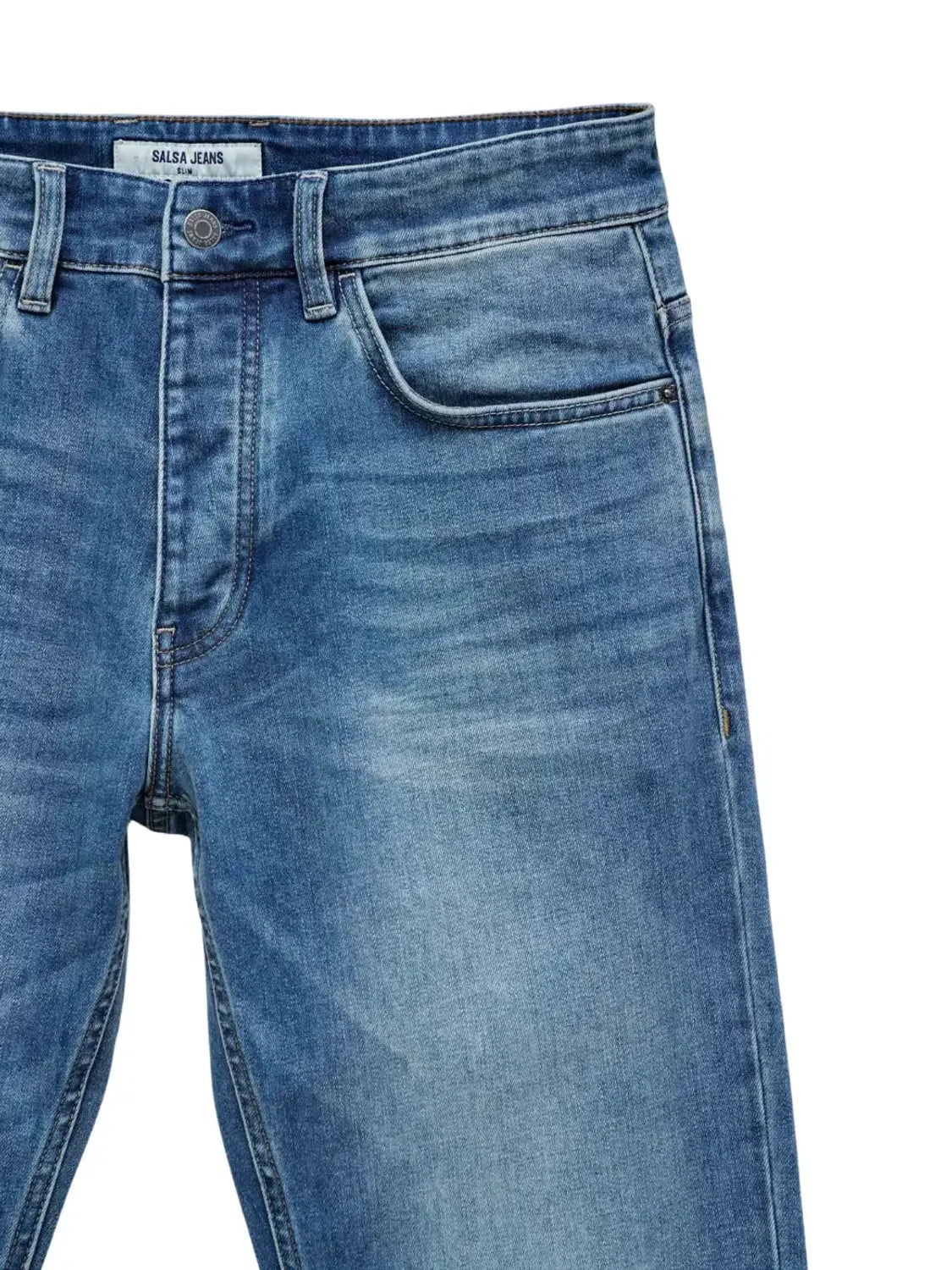 Vaqueros Slim Salsa Jeans Coolmax Azul | Bicos de Fío