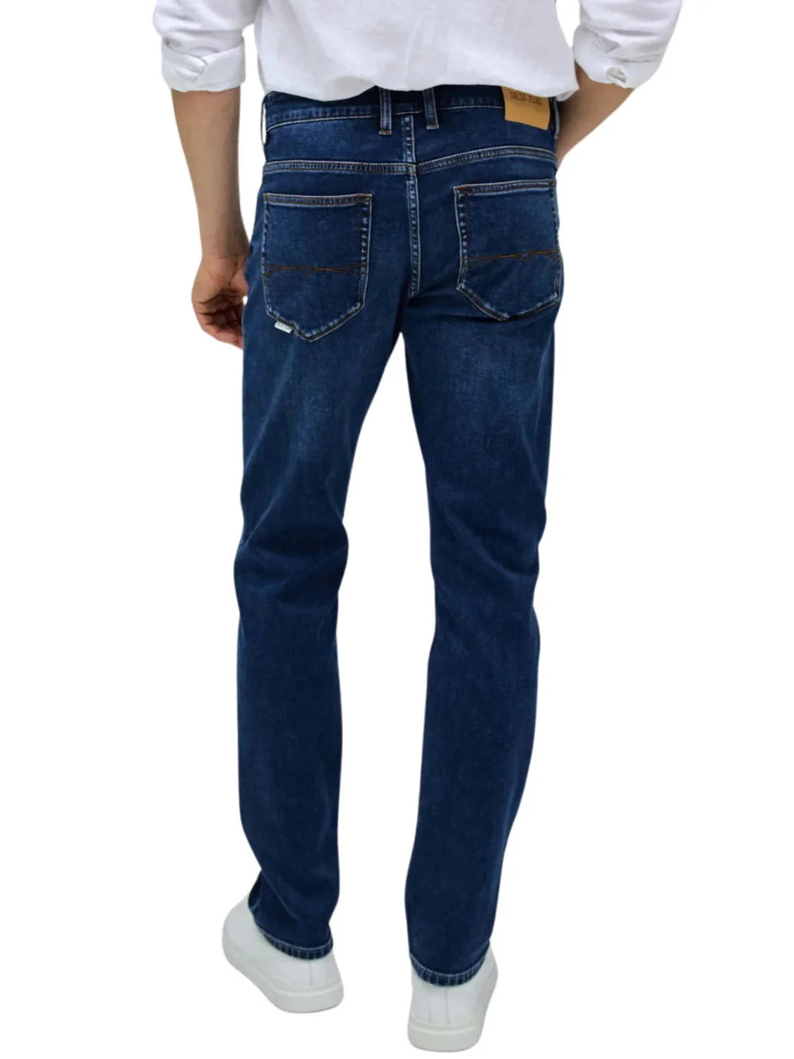 Vaqueros Slim Fit Salsa Jeans S-Activ Medium Wash | Bicos de Fío