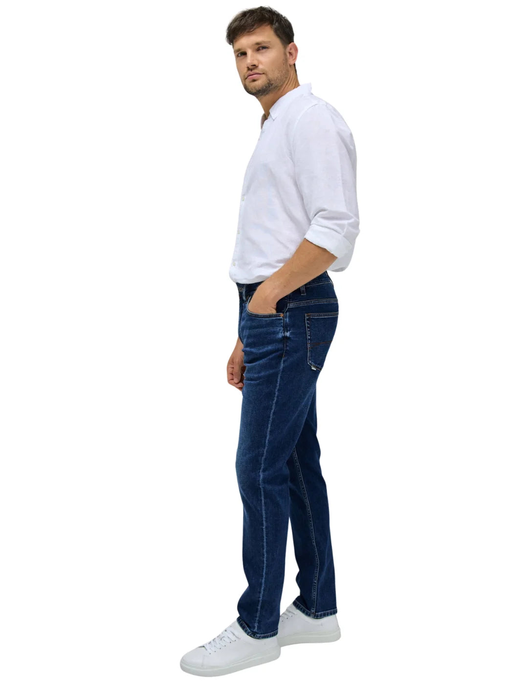 Vaqueros Slim Fit Salsa Jeans S-Activ Medium Wash | Bicos de Fío