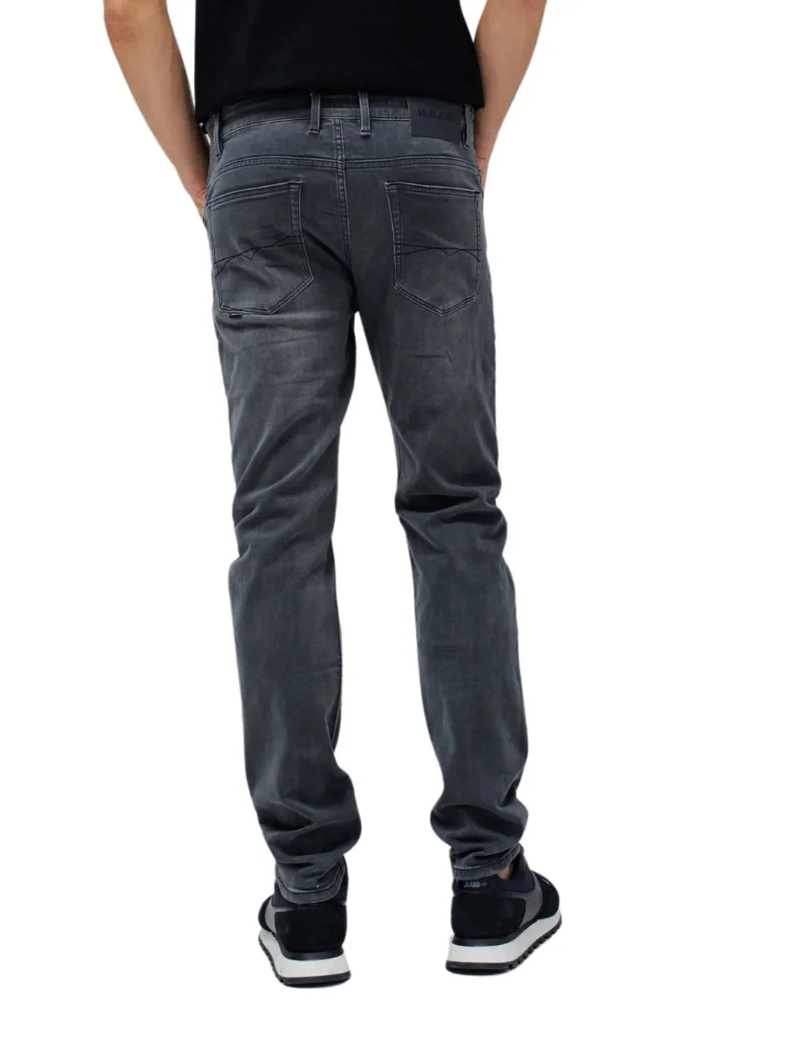 Vaqueros Slim S-Activ Salsa Jeans Gris | Bicos de Fío