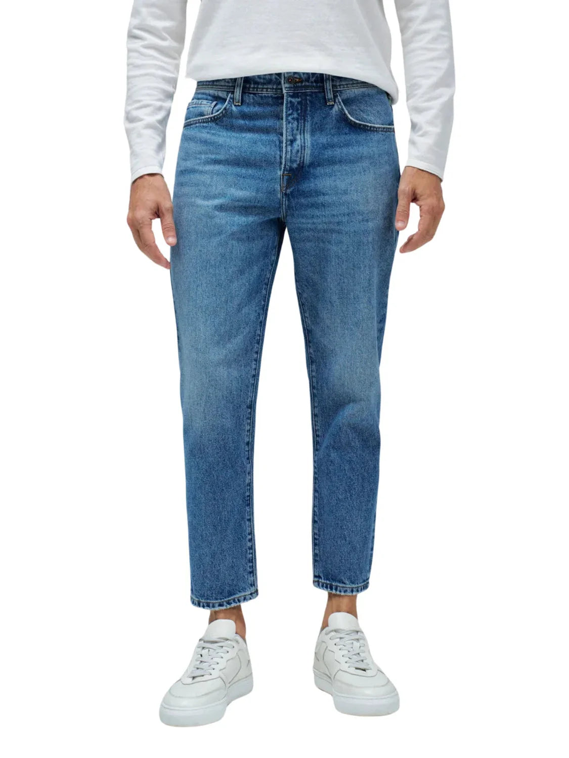 Vaqueros Tappered Slim Salsa Jeans Azul | Bicos de Fío