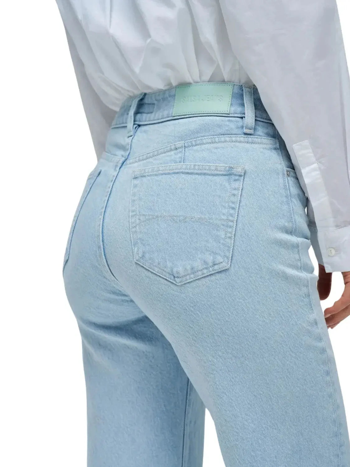 Vaqueros Salsa Jeans True Straight Azul Claro | Bicos de Fío