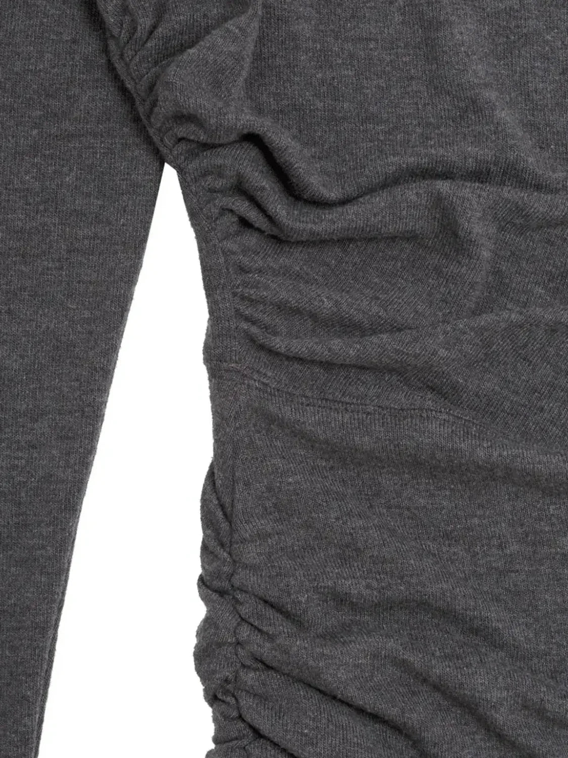 Vestido Mini Asimétrico BALMOHK Gris Oscuro | Bicos de Fío