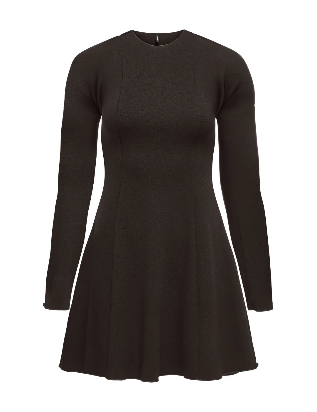 Vestido Corto ONLY Kenya Marrón | Bicos de Fío