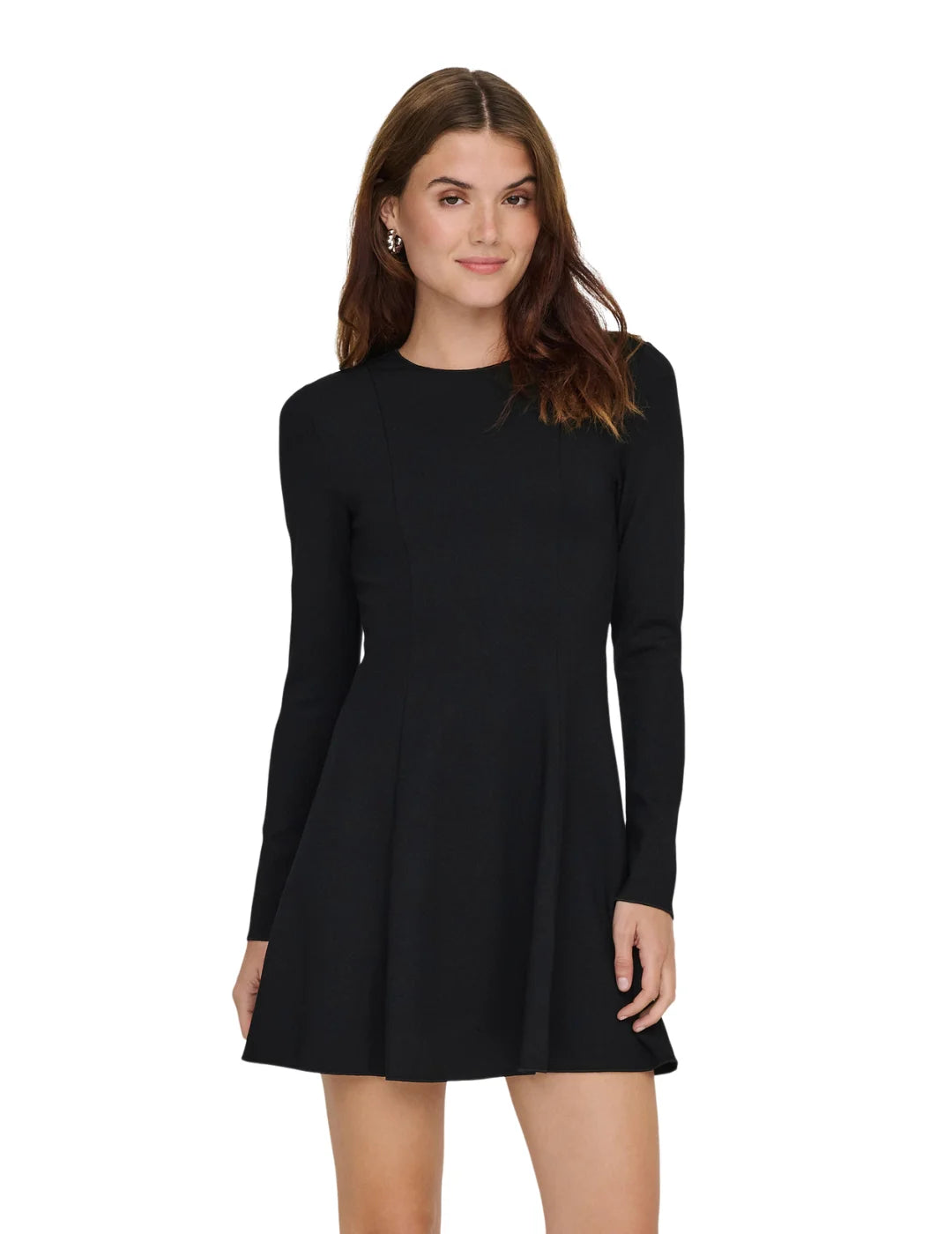 Vestido Corto ONLY Kenya Negro | Bicos de Fío