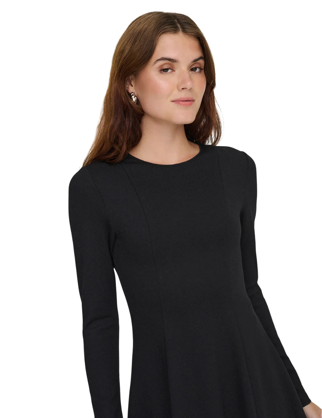 Vestido Corto ONLY Kenya Negro | Bicos de Fío